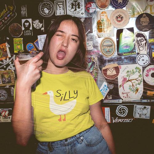 Silly Goose Unisex T Shirt - Sunshine Yellow
