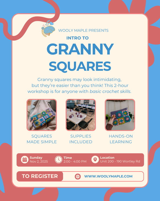 Intro to Granny Squares Workshop - November 2, 2025