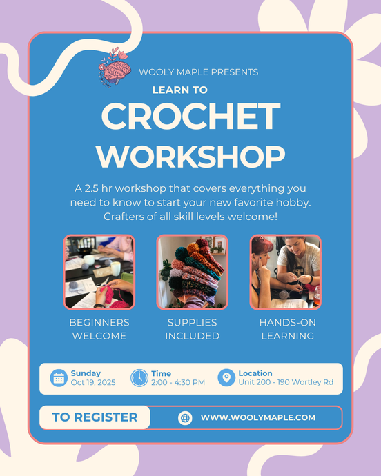Learn to Crochet Workshop - October 19, 2025
