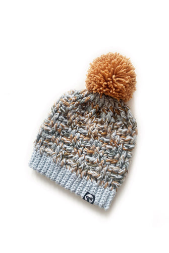 Slouchy Pom Pom Hat