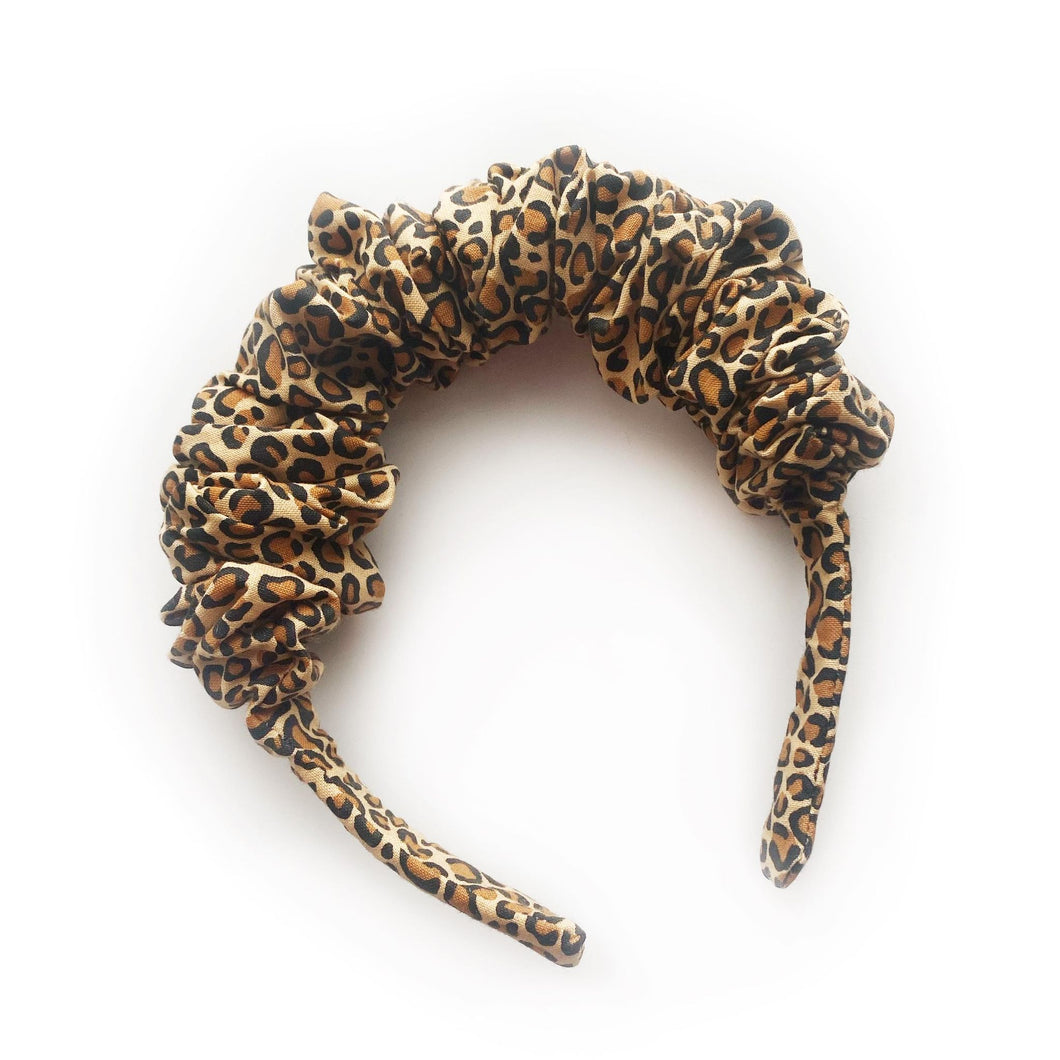 NEW - Scrunchie Headband - Leopard