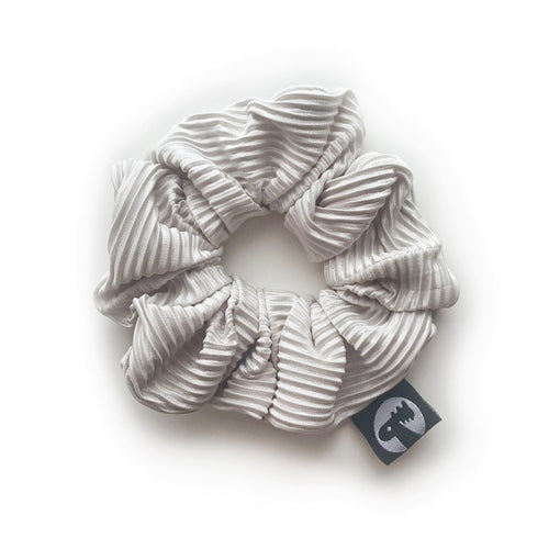 NEW - Scrunchie - Grey Ruffle