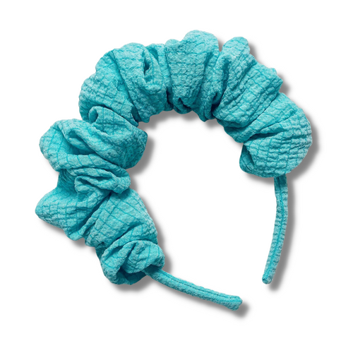 NEW - Scrunchie Headband - Textured Teal