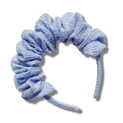 NEW - Scrunchie Headband - Textured Robin's Egg