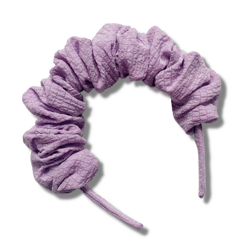 NEW - Scrunchie Headband - Textured Lavender